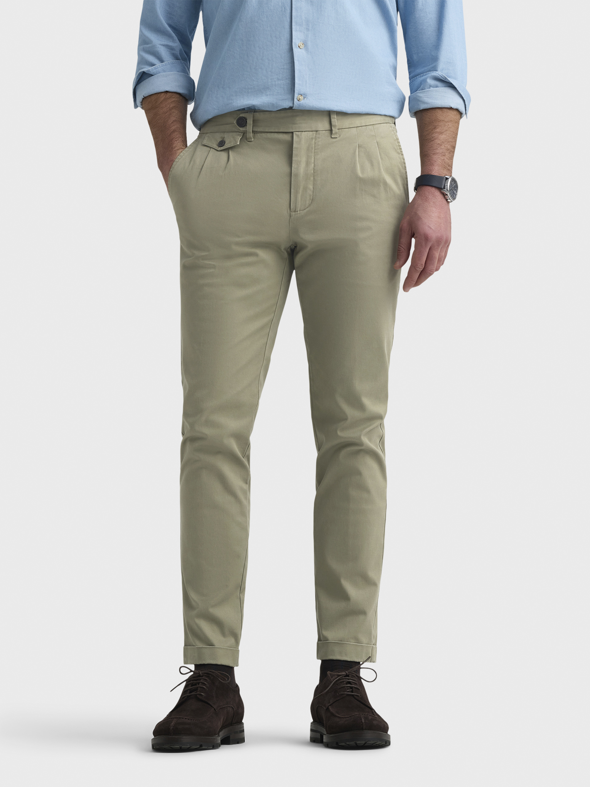 PANTALON CARROT VERDE