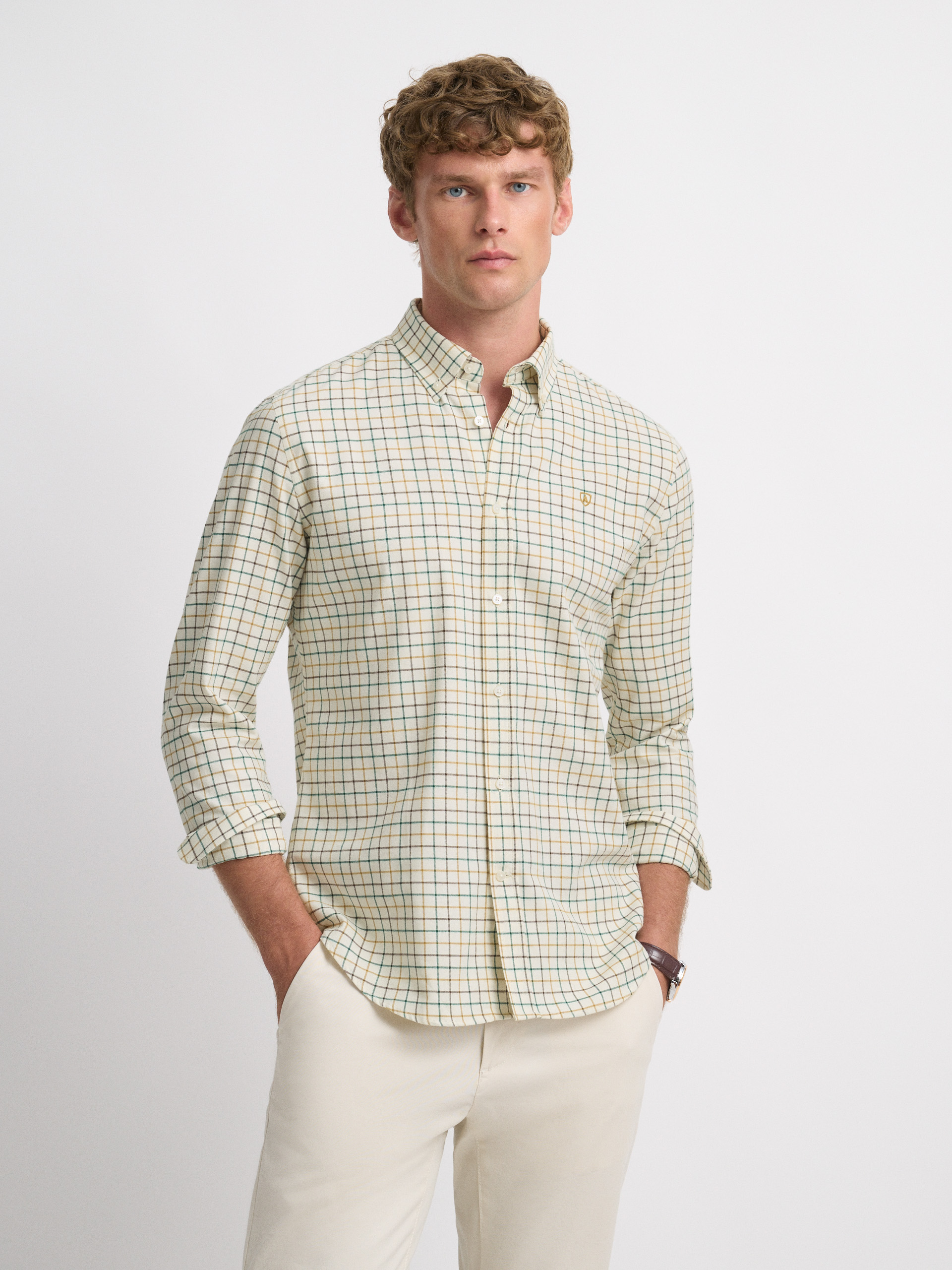 CAMISA FLANNEL CHECKS VERDE