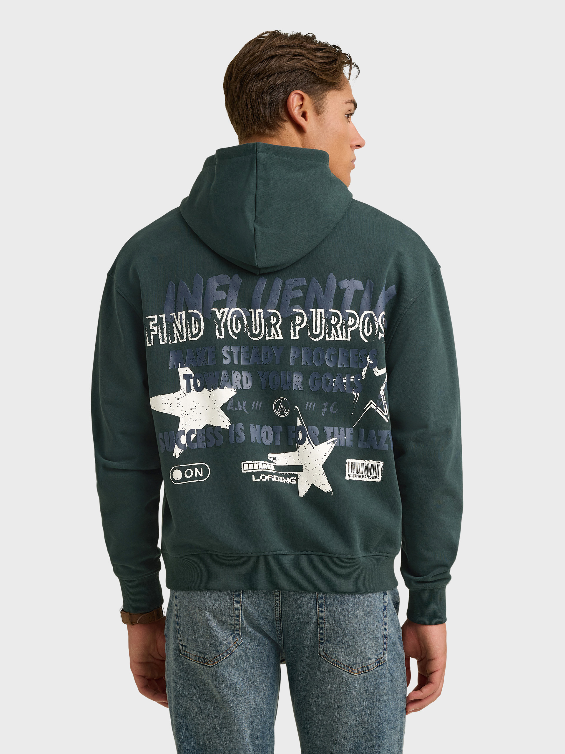 SUDADERA INFLUENTIAL VERDE