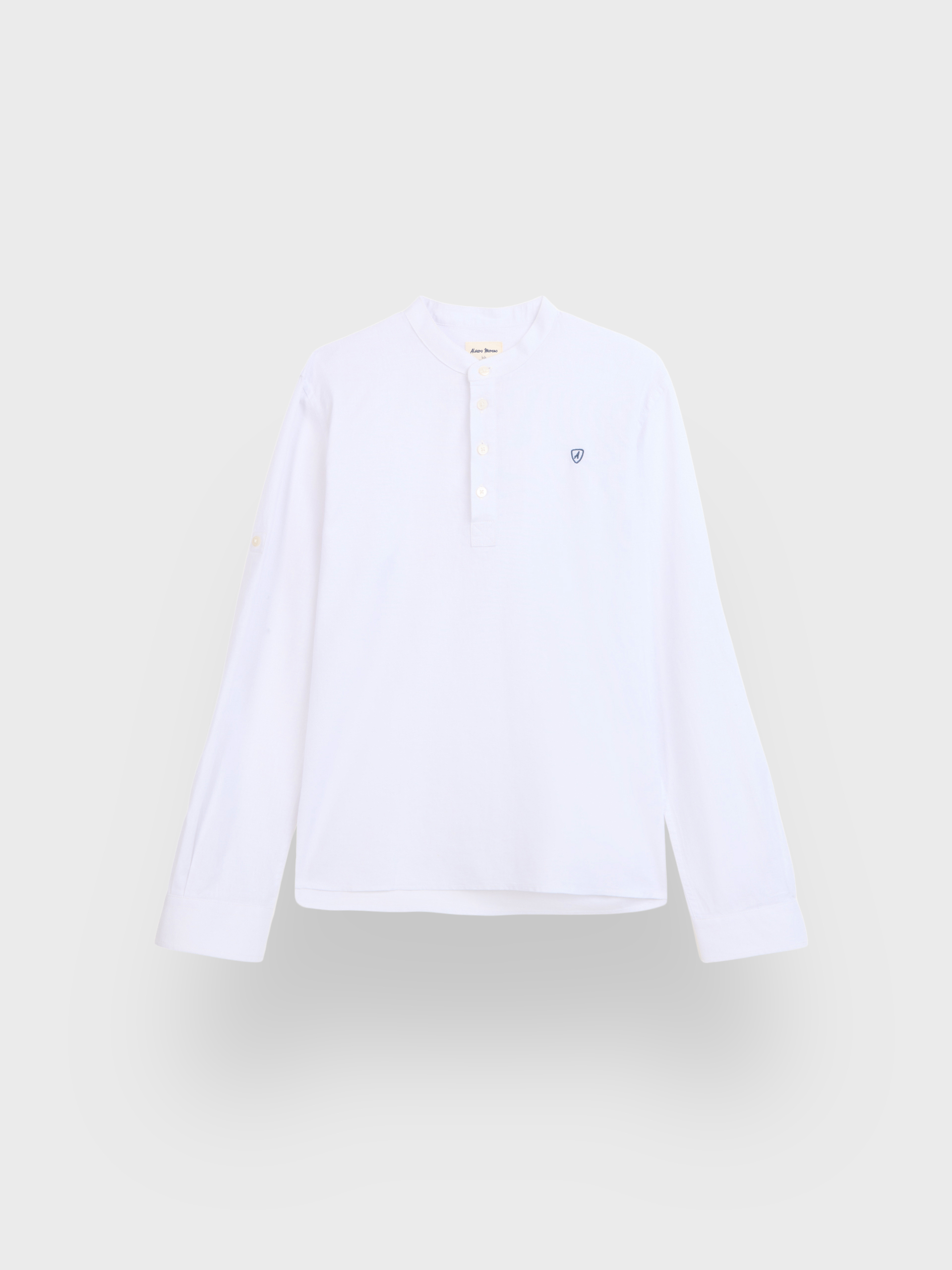 POLERA LINO MAO KIDS BLANCO