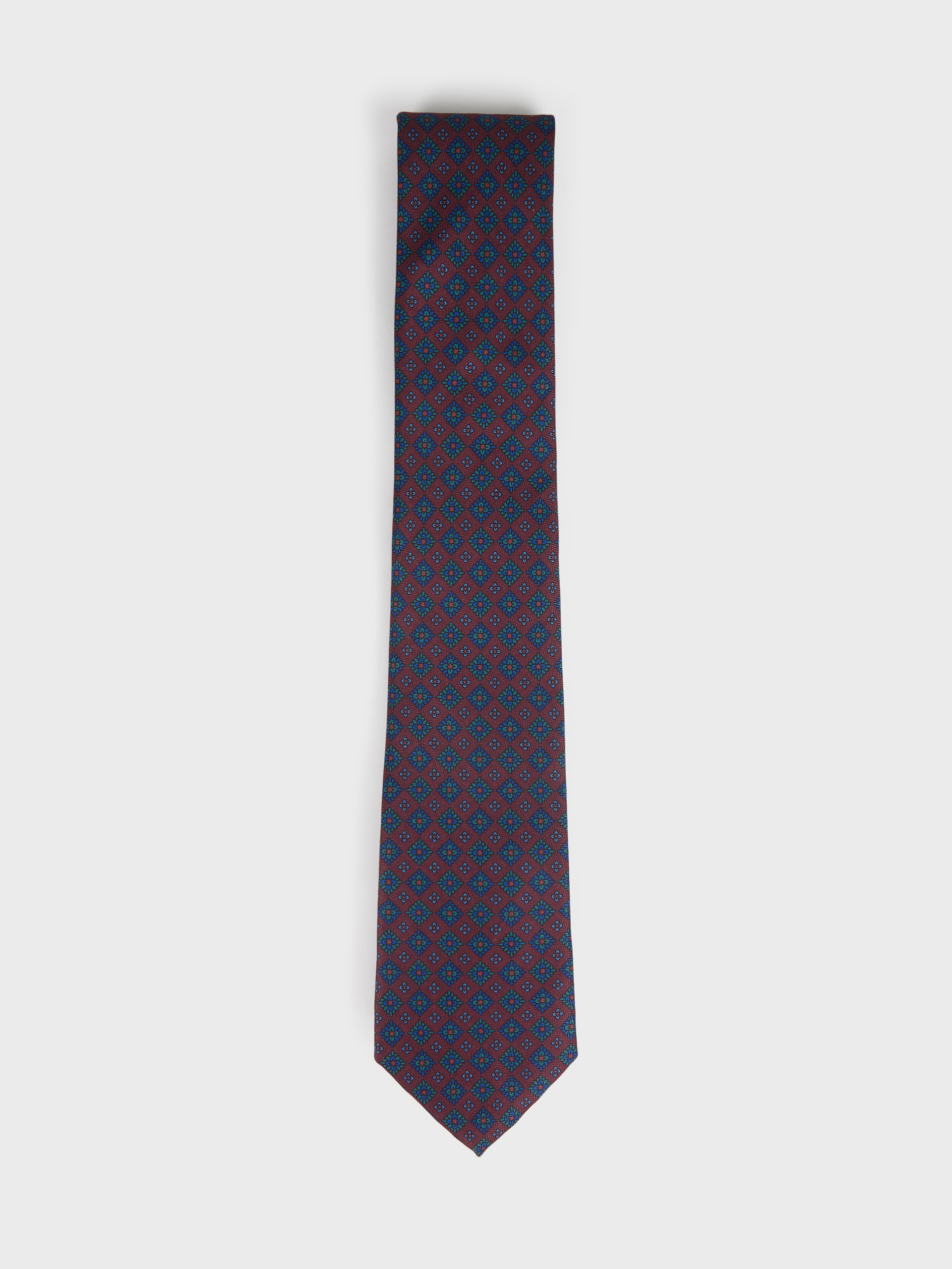 CORBATA PRINTED BURDEOS