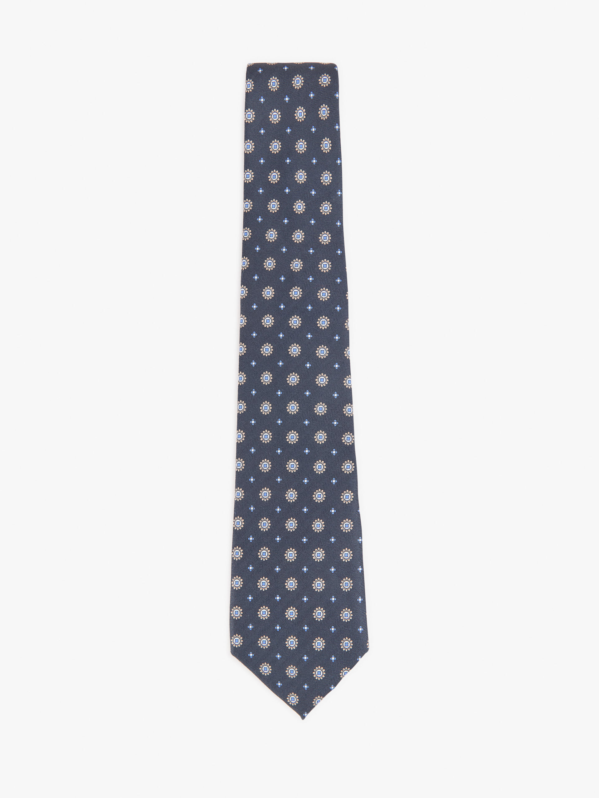 CORBATA PRINTED AZUL MARINO