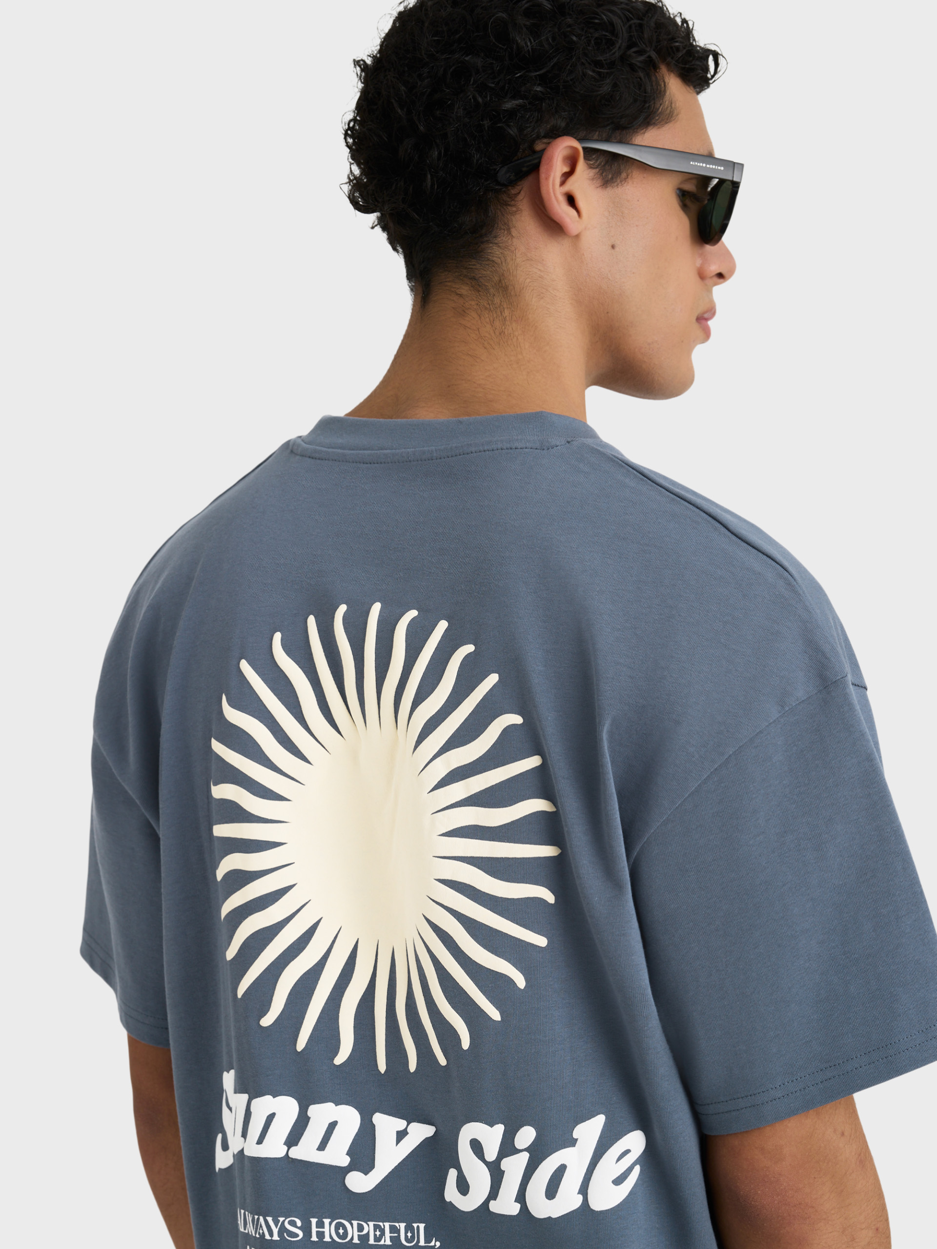 CAMISETA SIDE AZUL MARINO