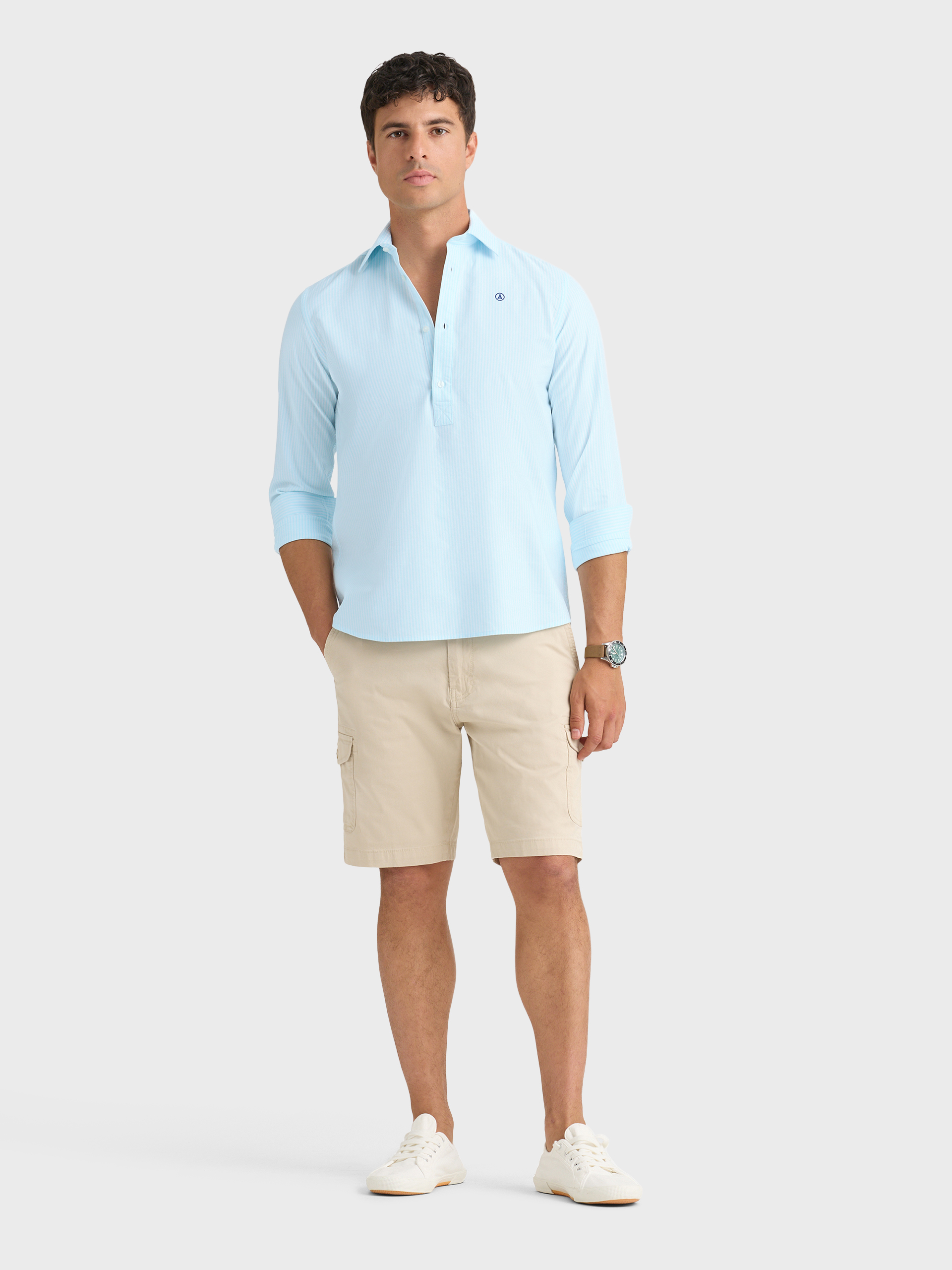 POLERA OXFORD RAYAS