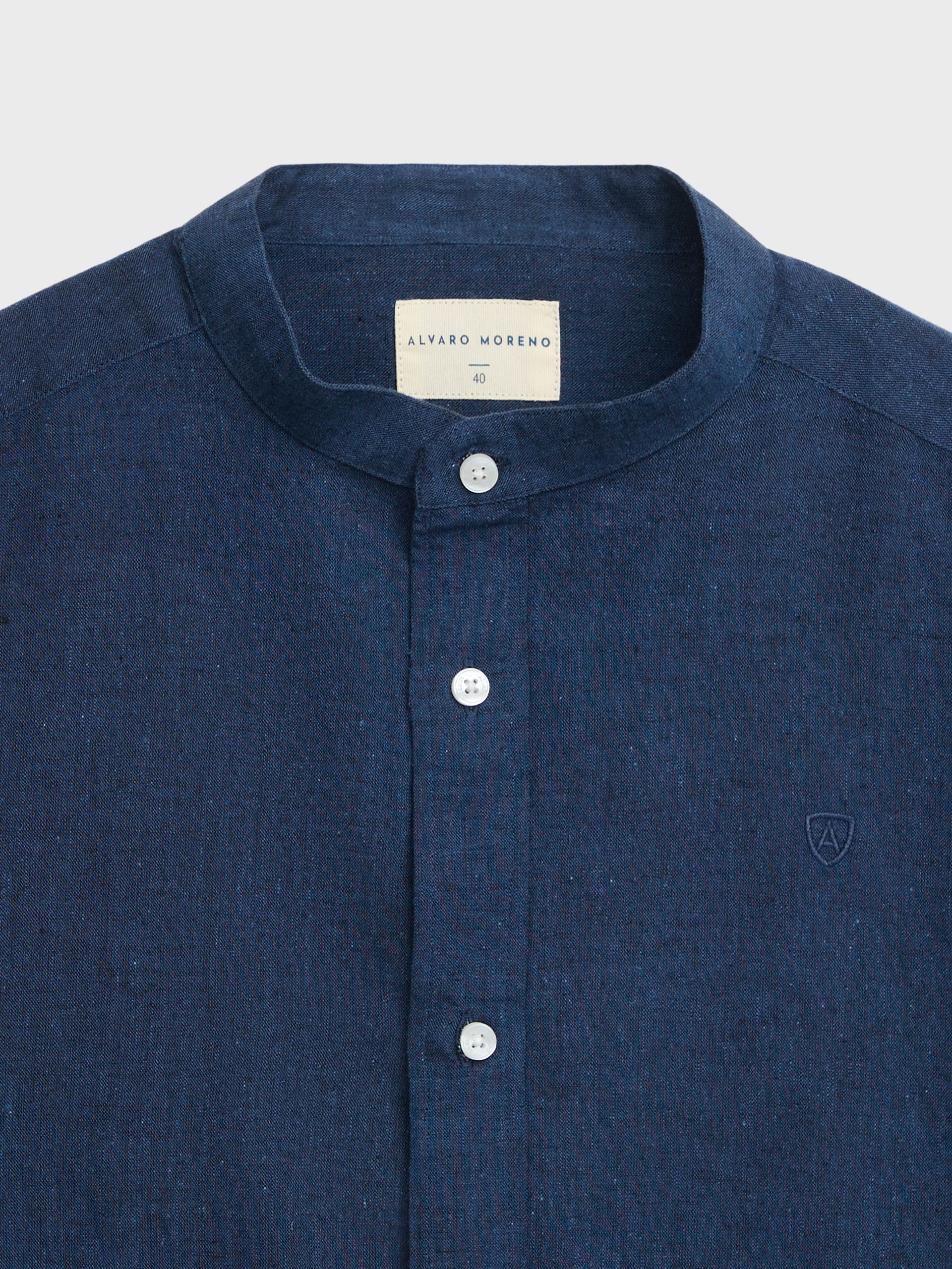 CAMISA LINO M.CORTA MAO