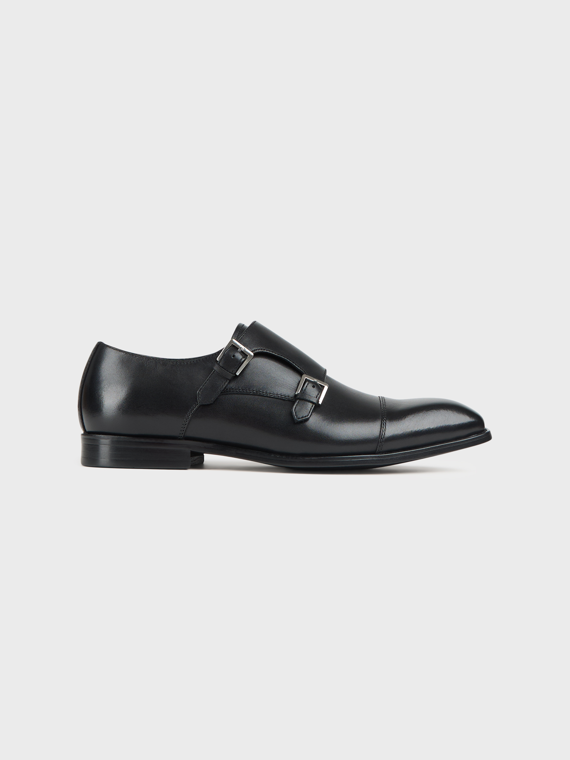 ZAPATOS DOBLE HEBILLA NEGRO