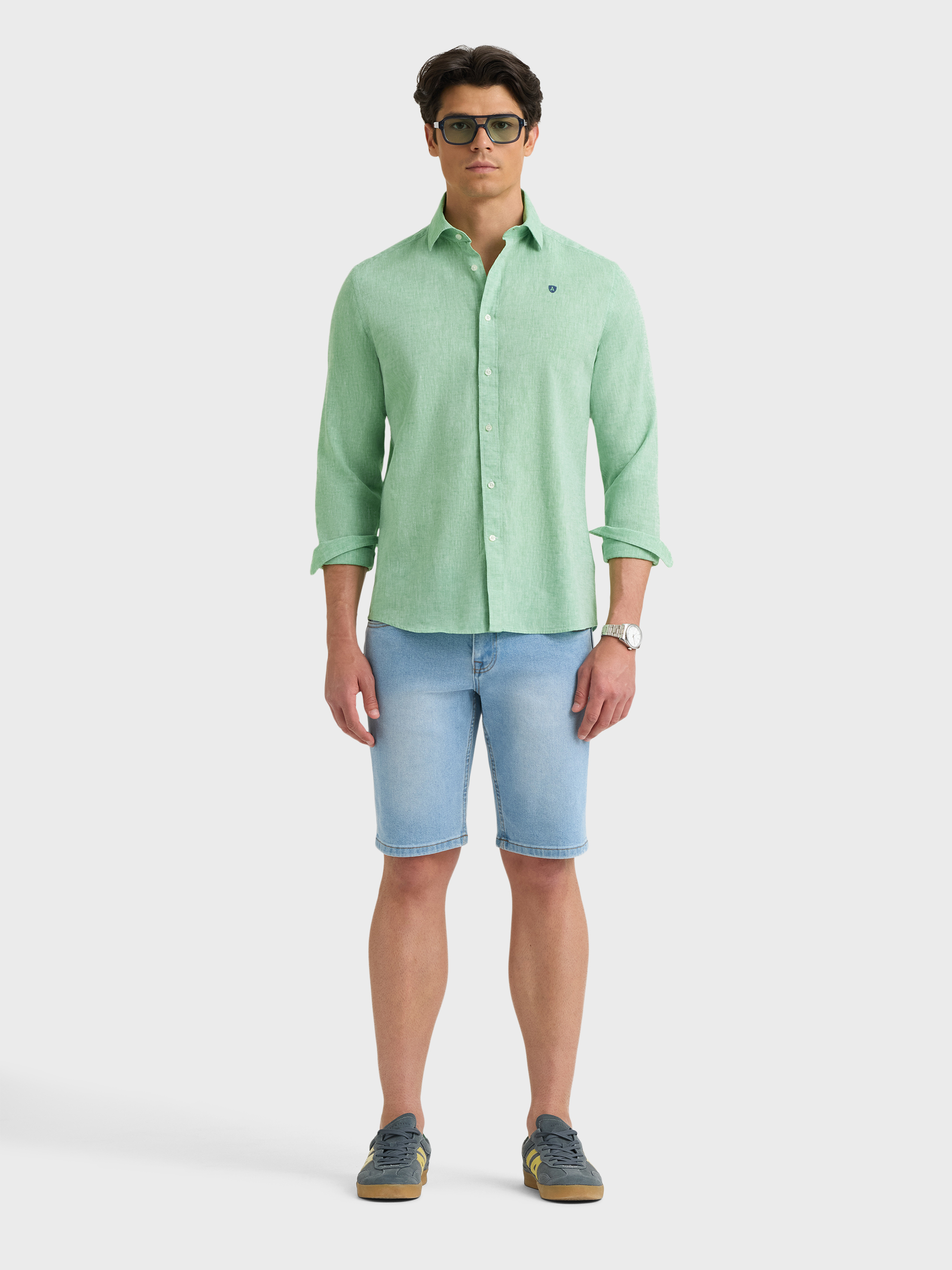 CAMISA LINO CHAMBRAY