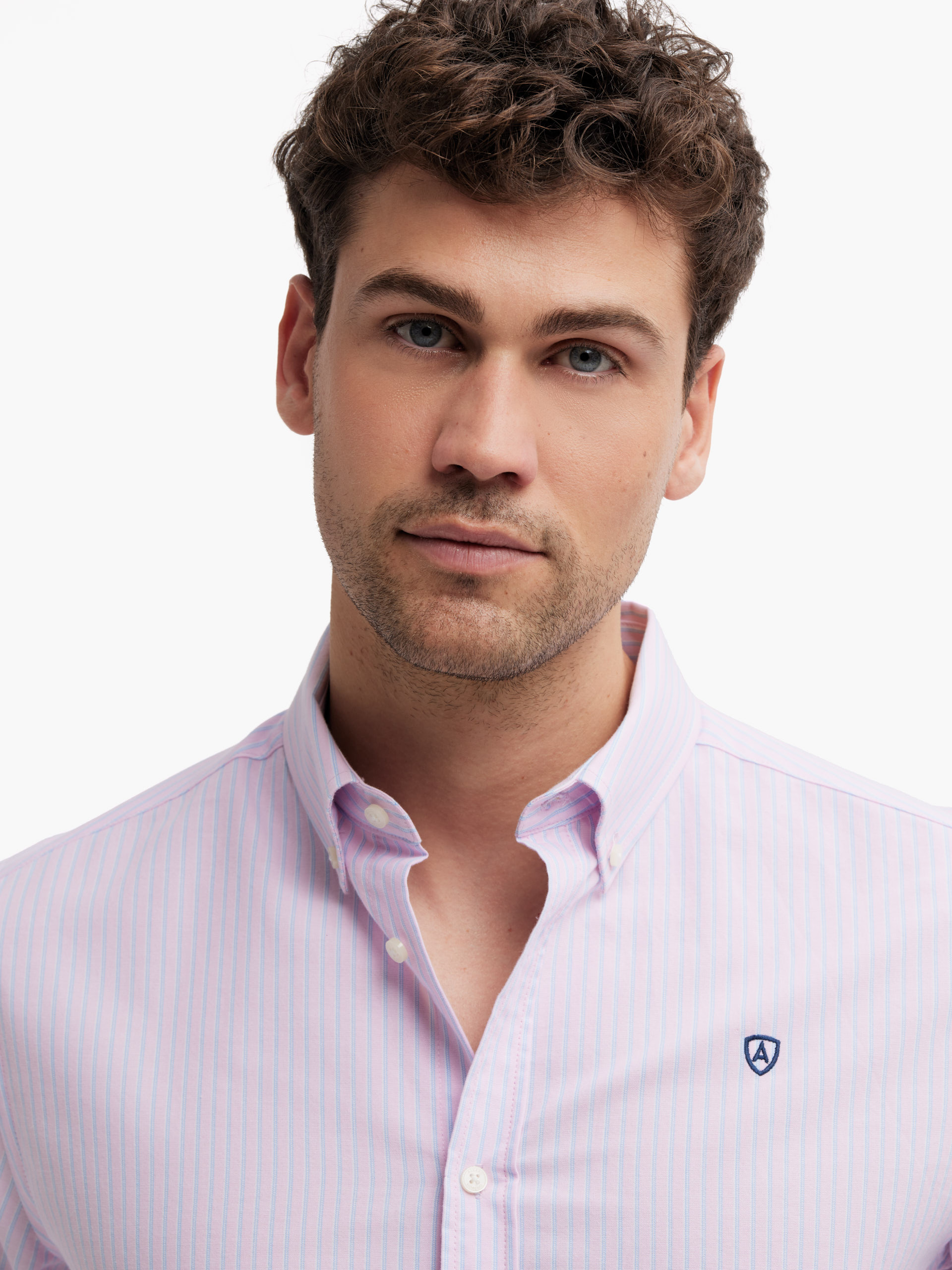 CAMISA PIN POINT RAYAS