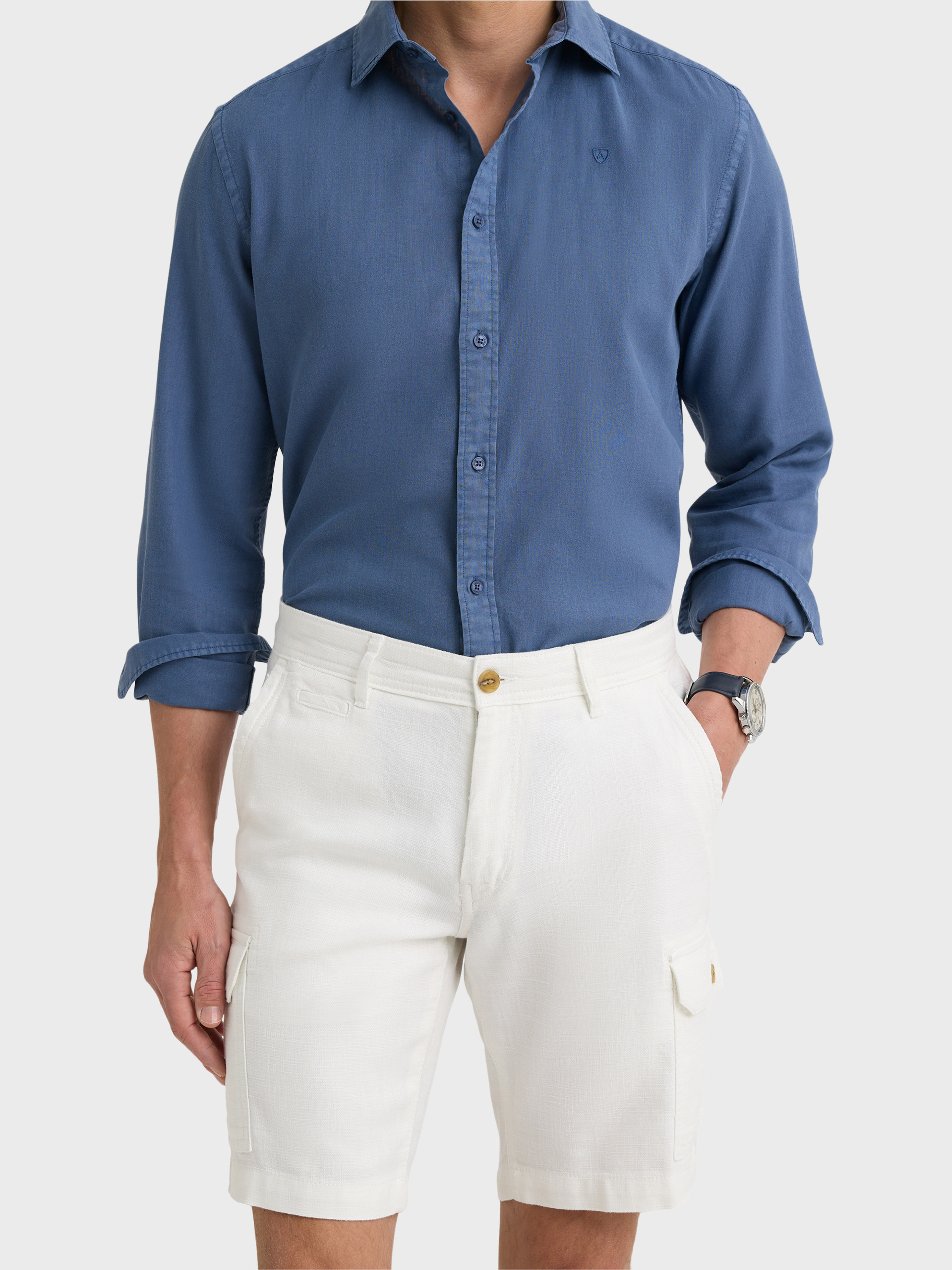 BERMUDA TINTADA CARGO CRUDO